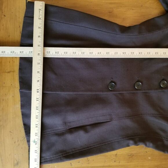Tahari 100% Silk Jacket Brown Classic Blazer Sz 4 Small - Picture 11 of 12